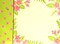 Martha Stewart Crafts Nature Pink Flowers 12" x 12" Designer Specialty Double-sided Lt. Cardstock Paper